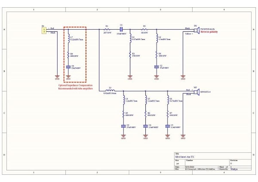 Ara TX xover schematic